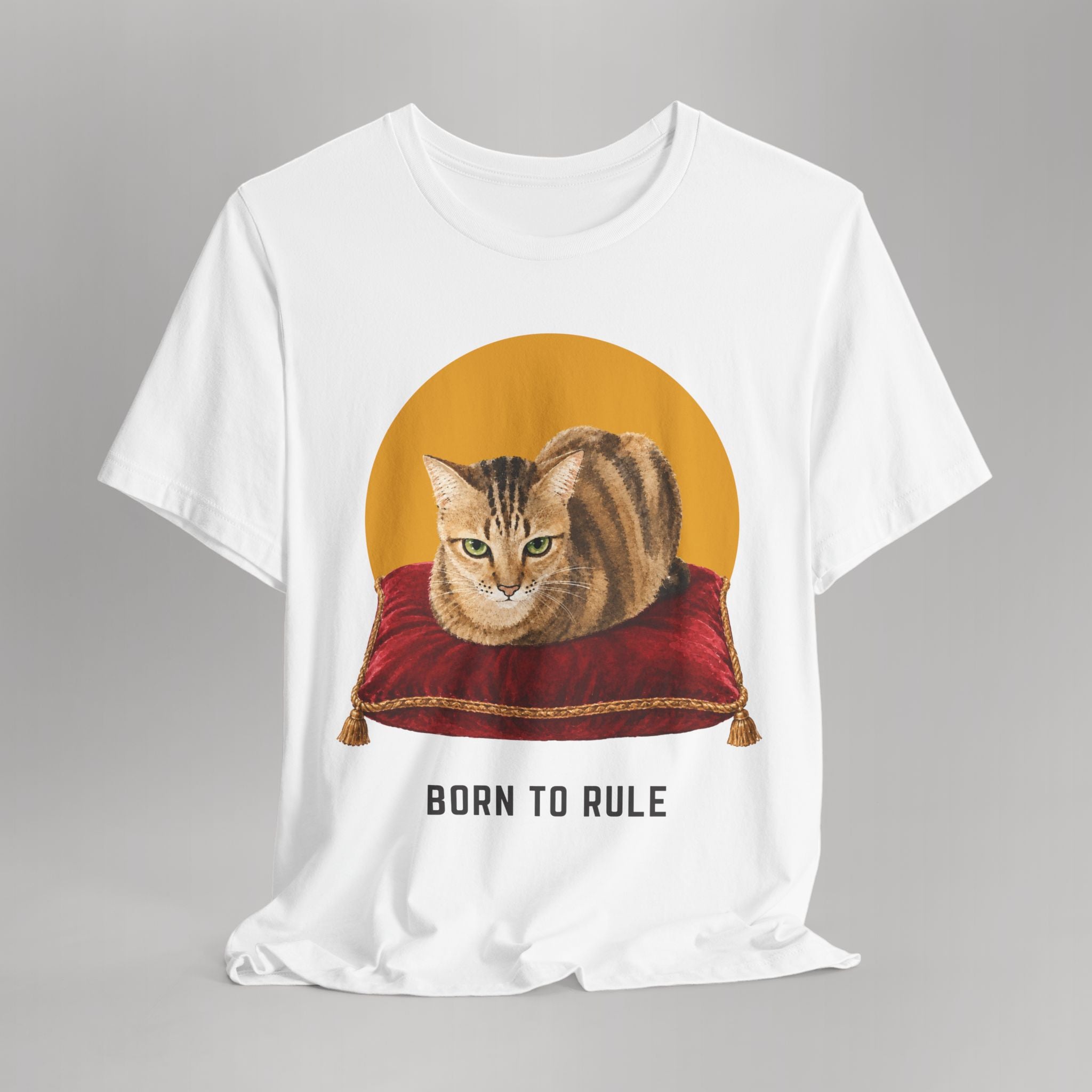 Born to Rule Cat T-Shirt | Meng Royal Cat Graphic Tee