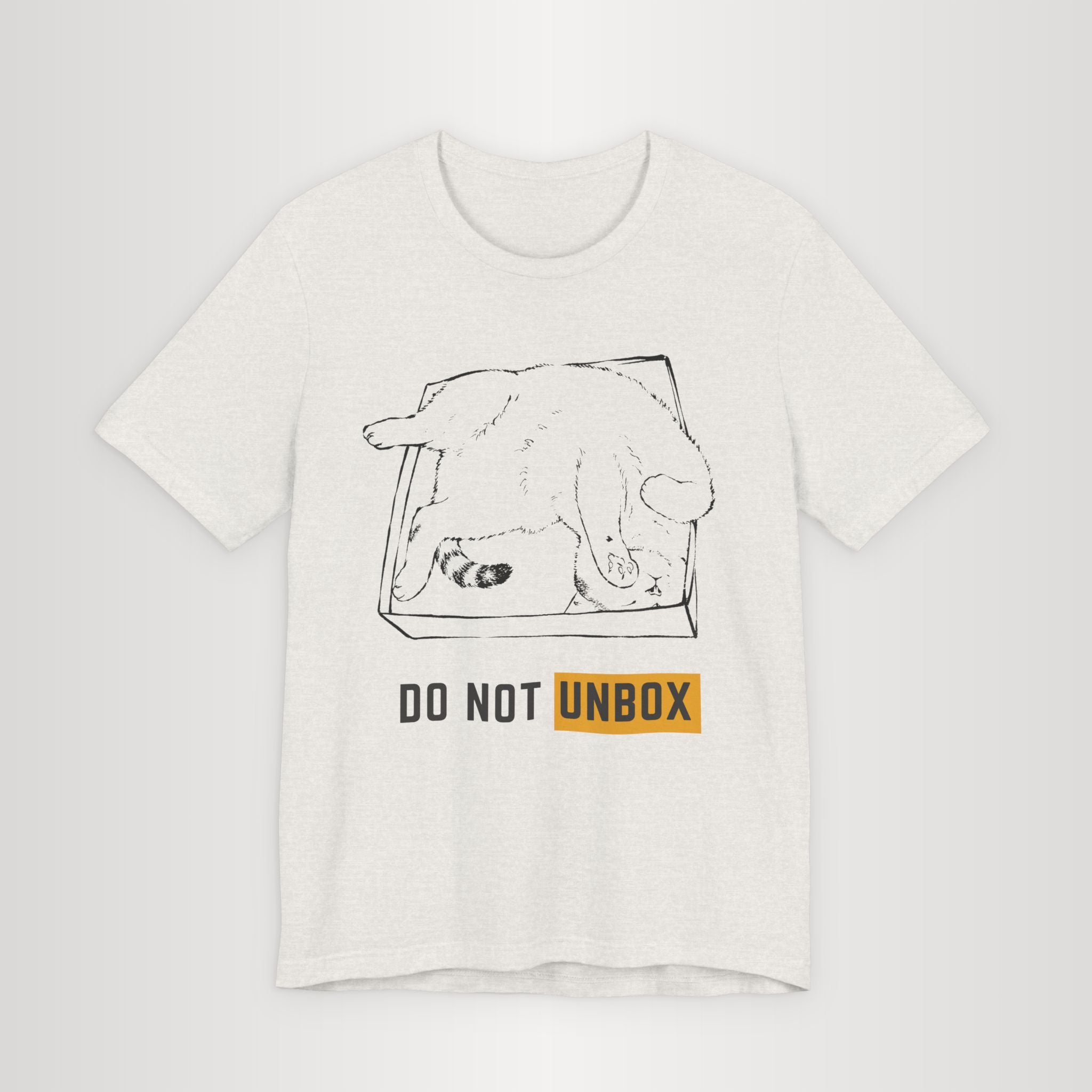 Do Not Unbox Cat T-Shirt | Lusica Box Cat Graphic Tee