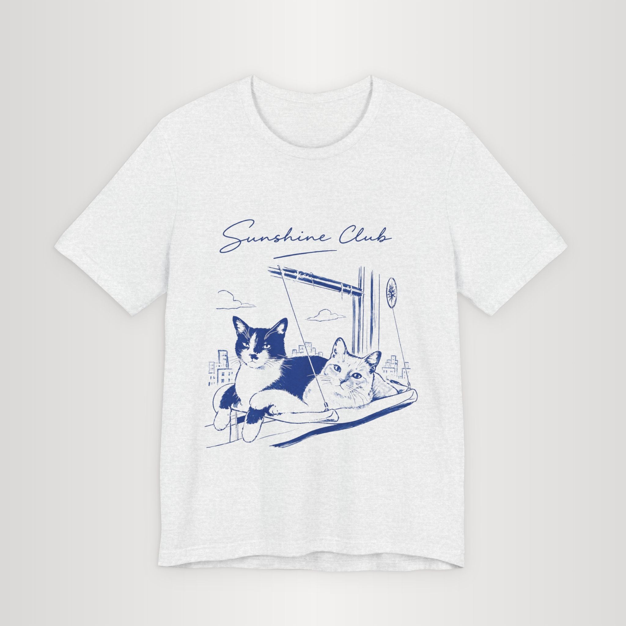Sunshine Club Cat T-Shirt | Mochi & Mercedes Graphic Tee