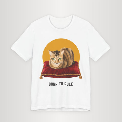 Born to Rule Cat T-Shirt | Meng Royal Cat Graphic Tee