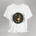 Nine Lives, Zero Regrets Cat T-Shirt | Pecho Réi Graphic Tee