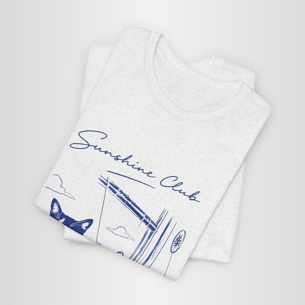 Sunshine Club Cat T-Shirt | Mochi & Mercedes Graphic Tee