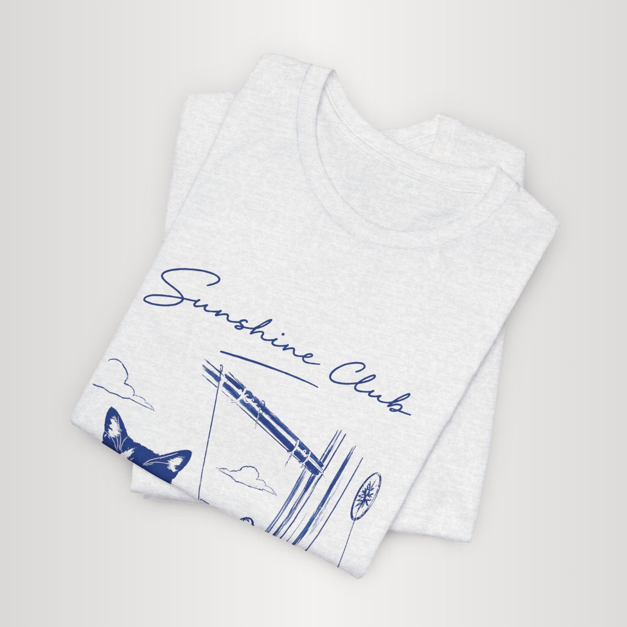 Sunshine Club Cat T-Shirt | Mochi & Mercedes Graphic Tee