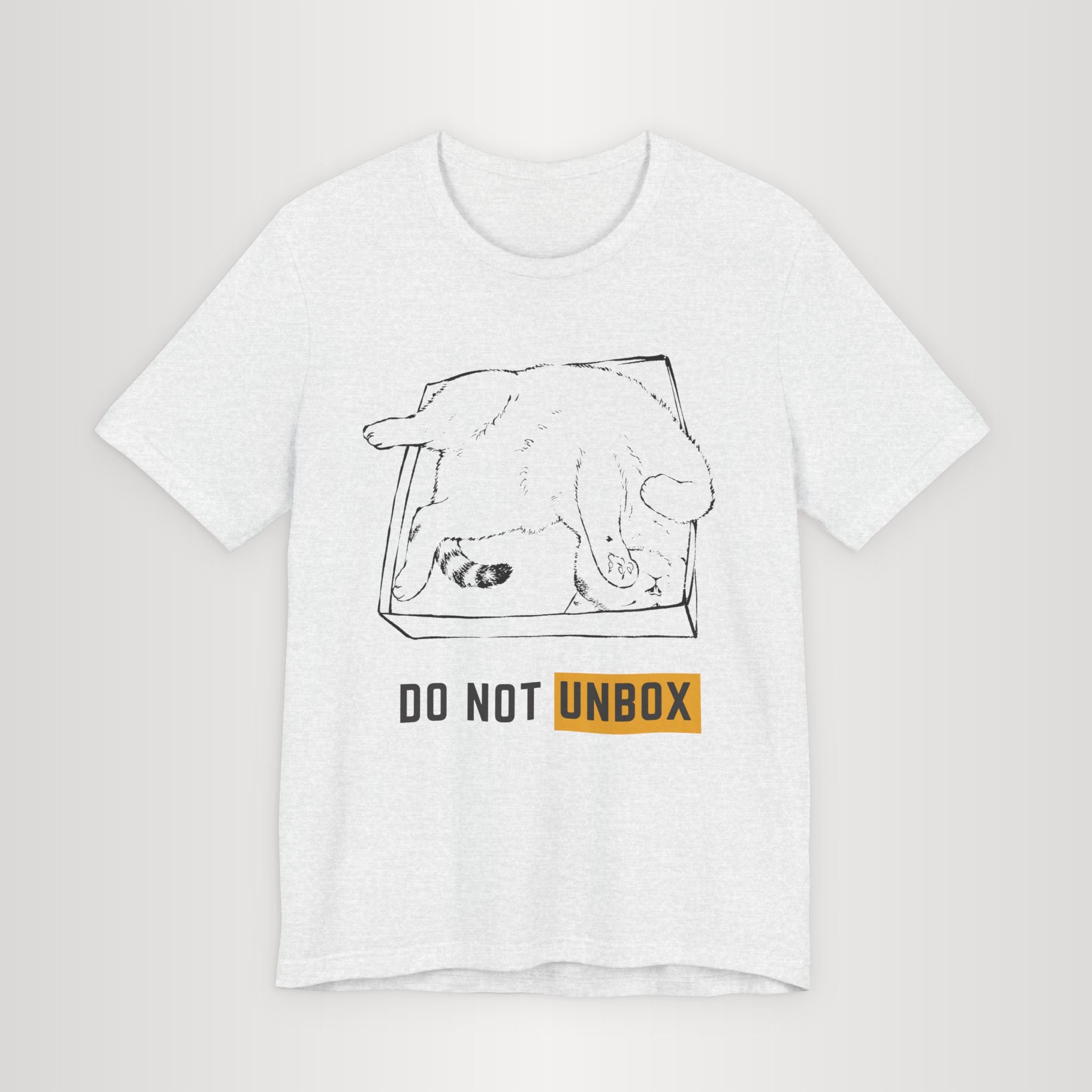 Do Not Unbox Cat T-Shirt | Lusica Box Cat Graphic Tee