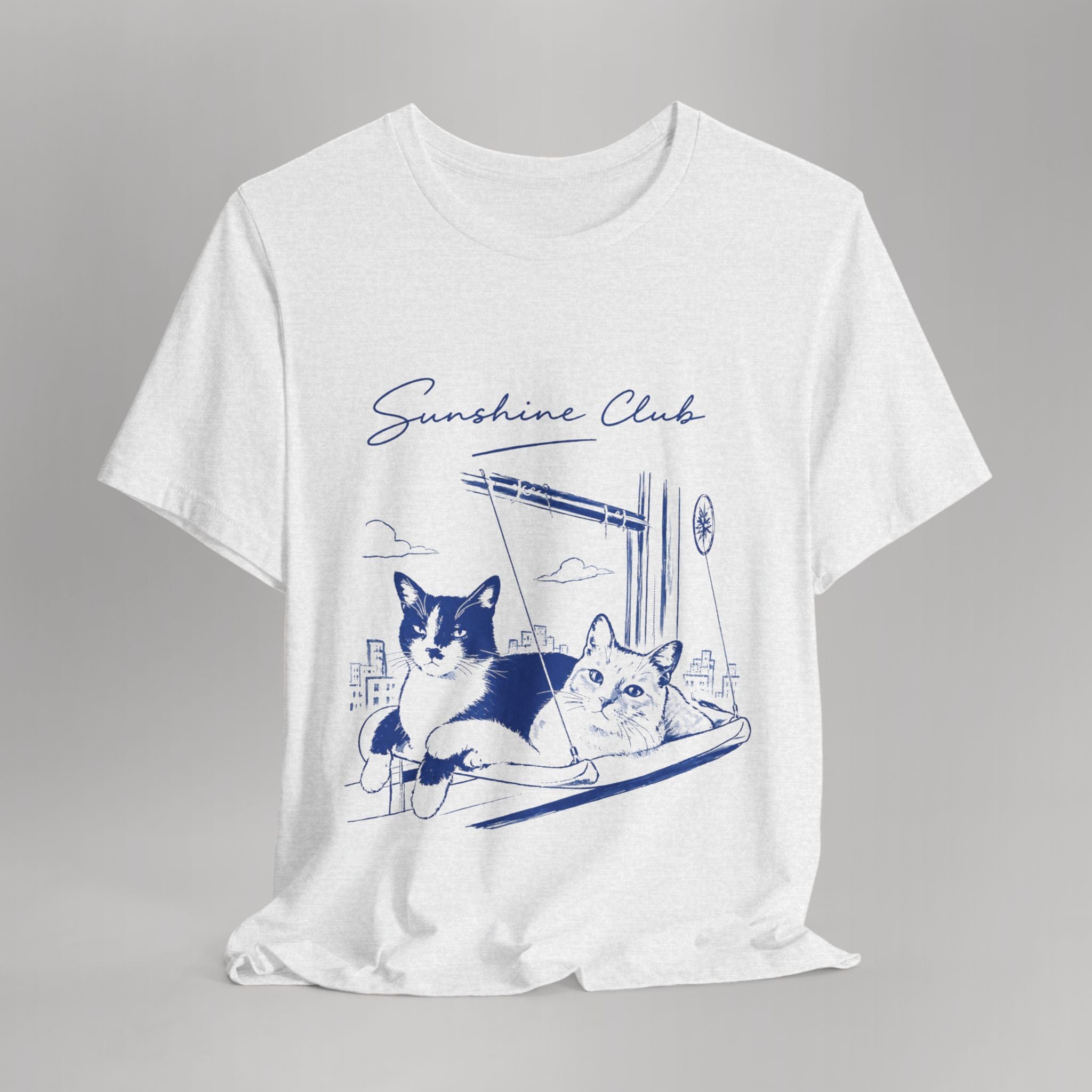 Sunshine Club Cat T-Shirt | Mochi & Mercedes Graphic Tee
