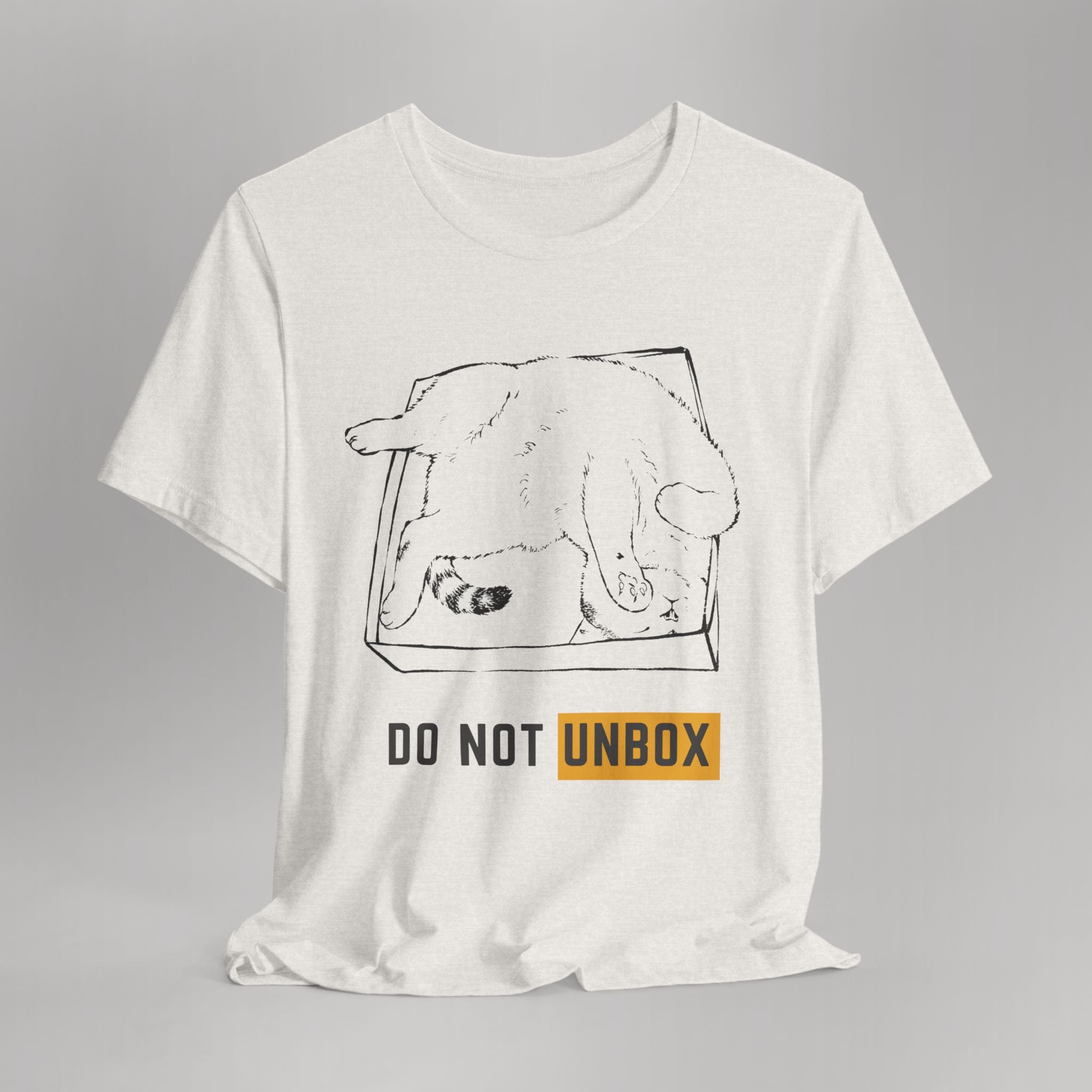 Do Not Unbox Cat T-Shirt | Lusica Box Cat Graphic Tee